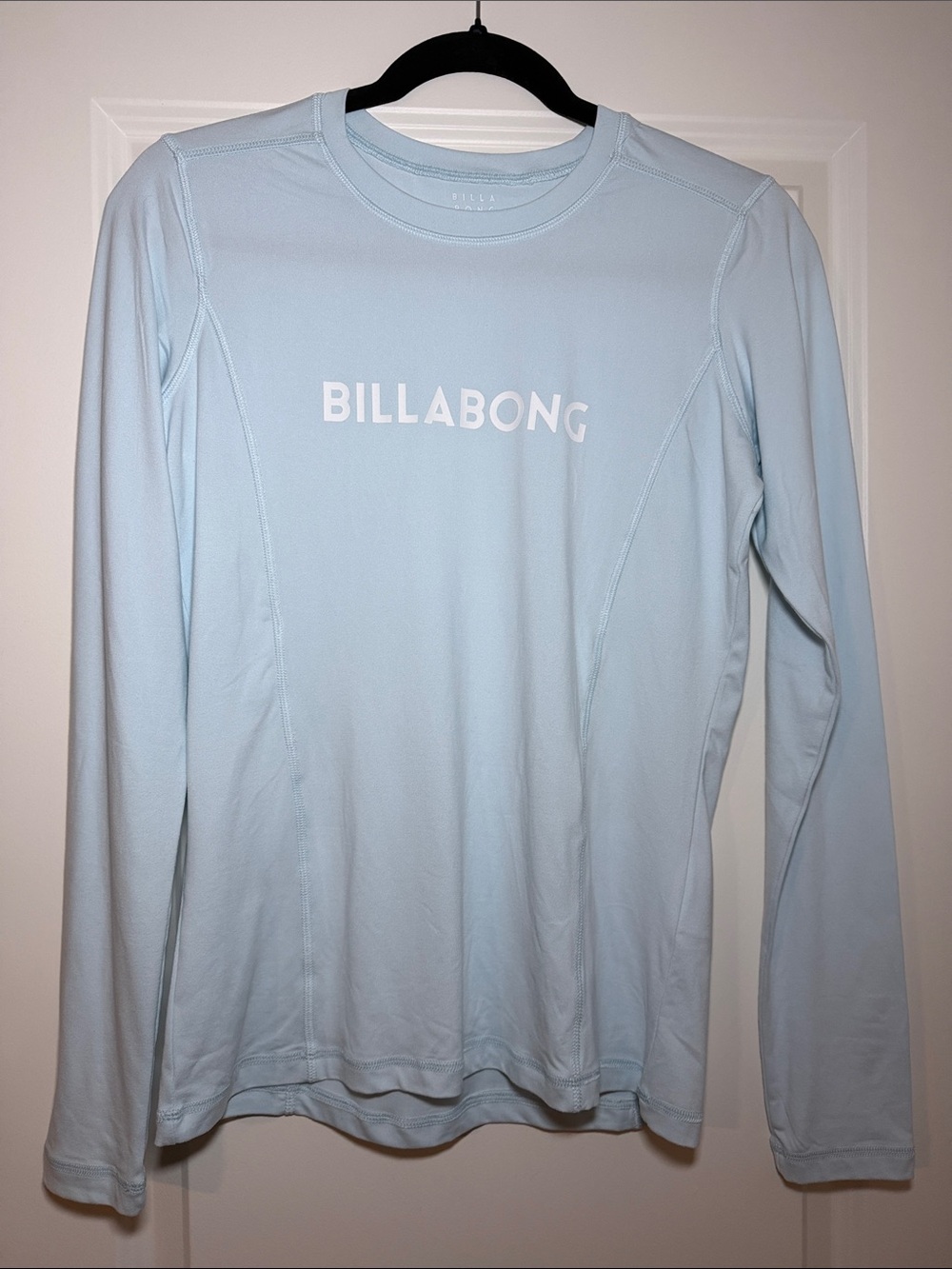Billabong Pale Blue On The Move LS Swim Top